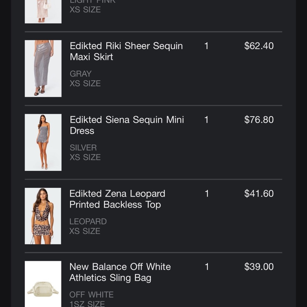 Edikted Zena Leopard Backless Top - Picture 5 of 7